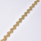 20KJ68 1.5 सेमी धातुई Crochet जिम्प ब्रैड ट्रिम
