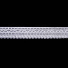 KJ20057 व्हाइट फैंसी शिल्प 3.2 सेमी कढ़ाई फीता ट्रिम